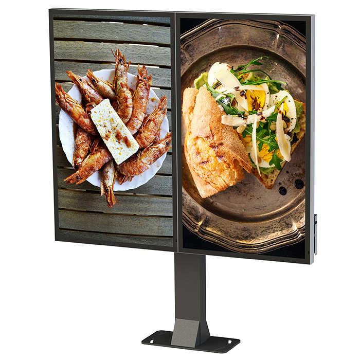 Рекламный экран Vormatic 43" LCD Slim Display настенный уличный4
