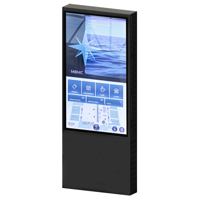 Информационный киоск Vormatic 98" LCD Kiosk напольный уличный0