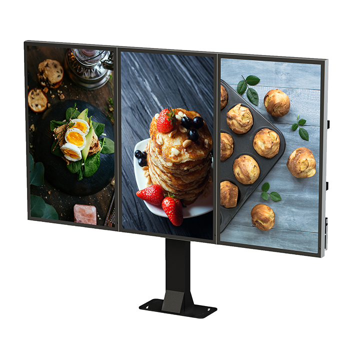 Рекламный экран Vormatic 55" LCD Slim Display настенный уличный5