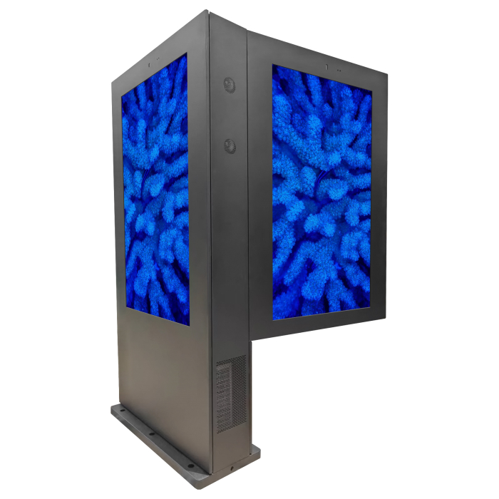 Рекламный экран Vormatic 32" Dual LCD Display напольный уличный1
