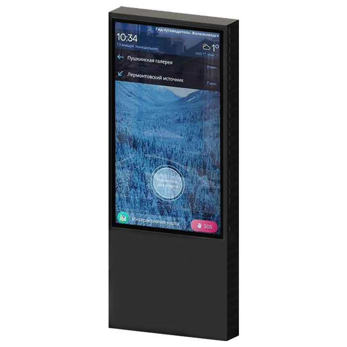 Информационный киоск Vormatic 85" Dual LCD Kiosk напольный уличный0